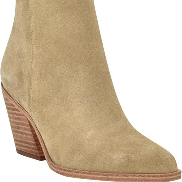 Calvin Klein Fallone Suede Booties - Picture 1 of 6